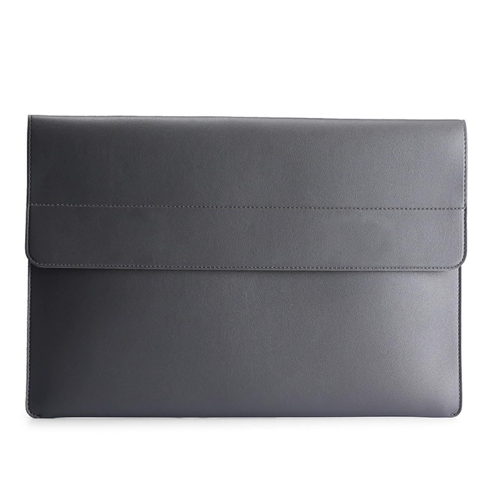  Laptop Sleeve 2-Set PU-Läder Väska 15.4