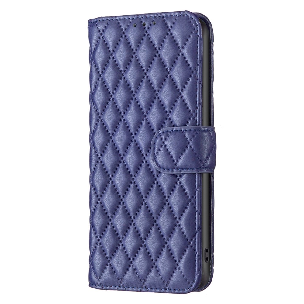  Samsung Galaxy S23 Fodral Diamond Textur Blå