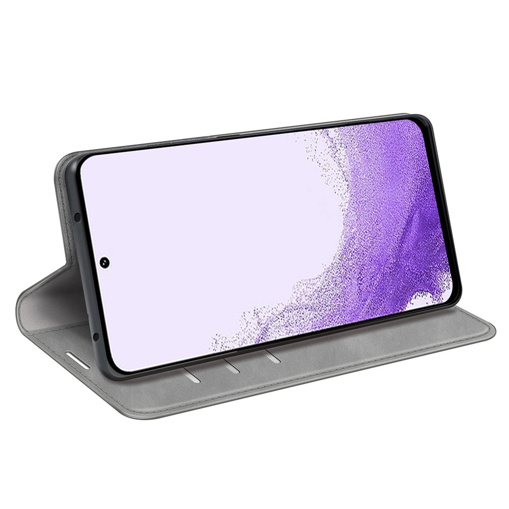  Samsung Galaxy S23 Flip Fodral Skin Touch Grå