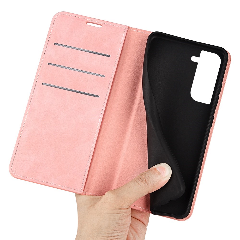  Samsung Galaxy S23 Flip Fodral Skin Touch Roséguld
