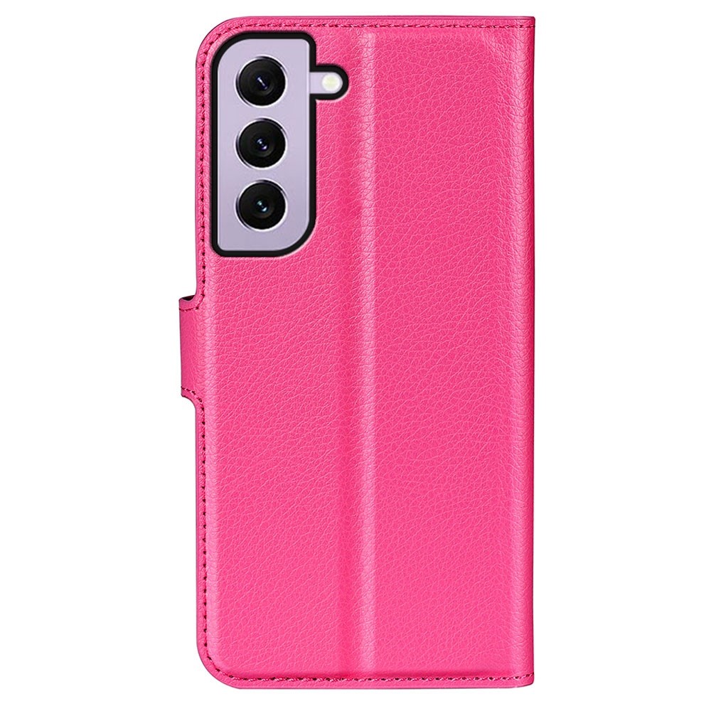  Samsung Galaxy S23 Fodral Litchi Läder Rosa