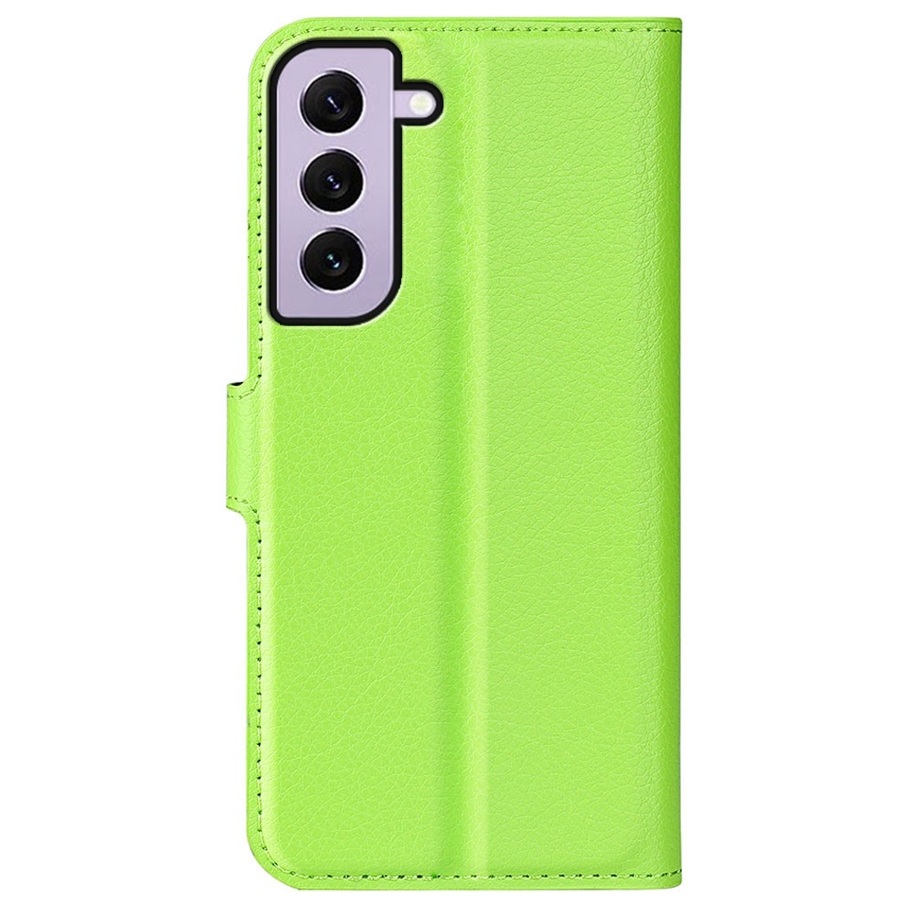  Samsung Galaxy S23 Fodral Litchi Läder Grön