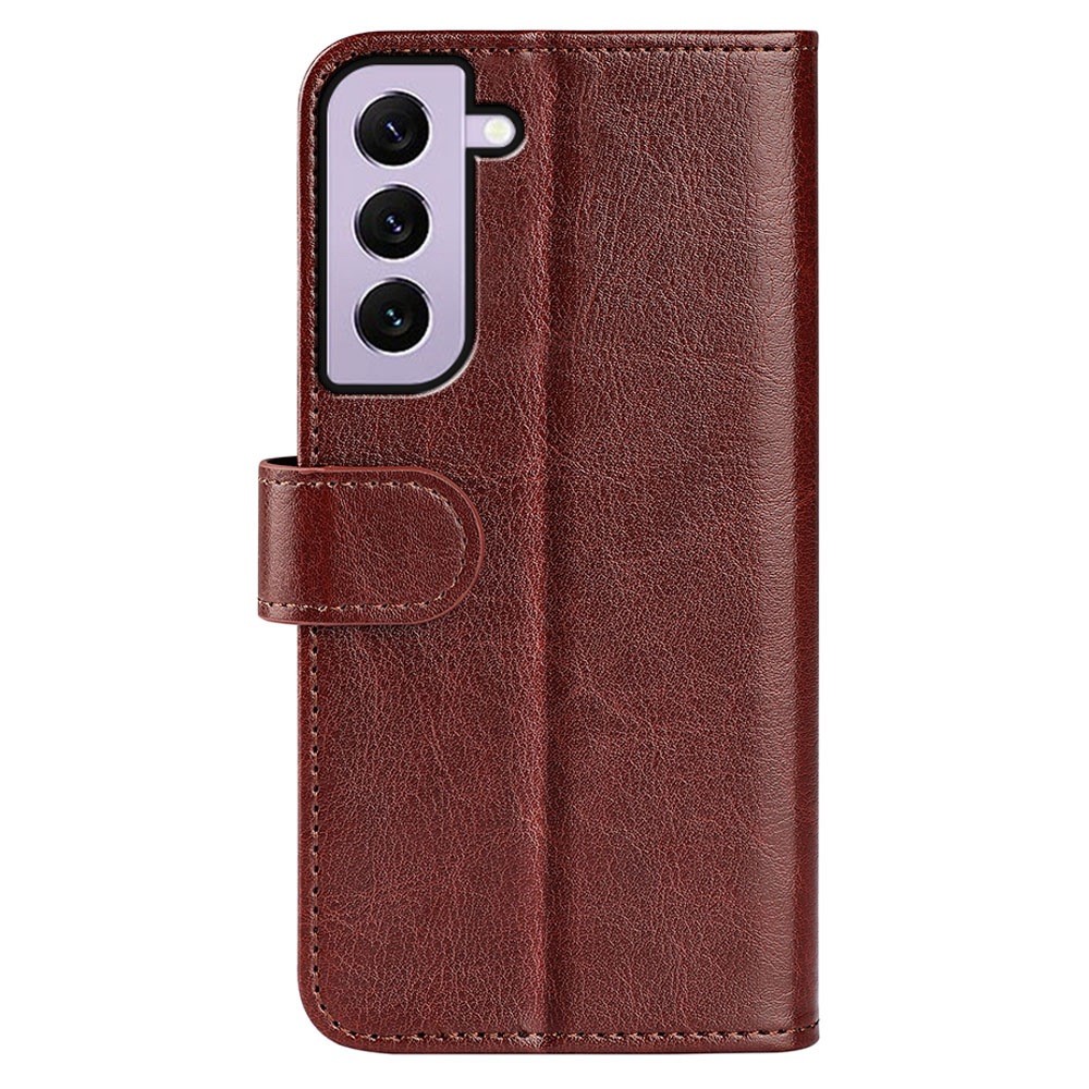  Samsung Galaxy S23 Fodral Crazy Horse Läder Brun
