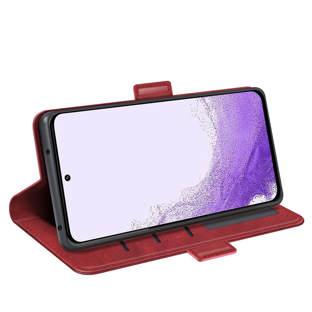  Samsung Galaxy S23 Fodral Med Magnetisk Stängning Röd