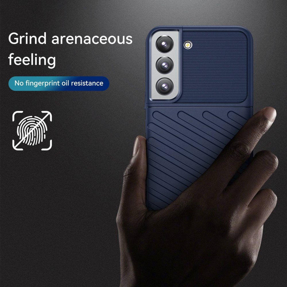 Samsung Galaxy S23 Skal Twill Textur Blå