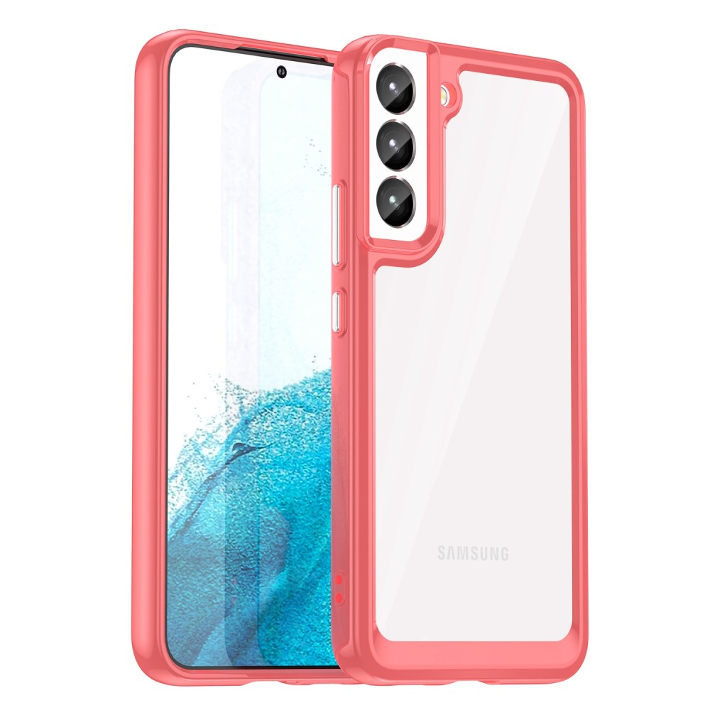  Samsung Galaxy S23 Skal Akryl/TPU Röd