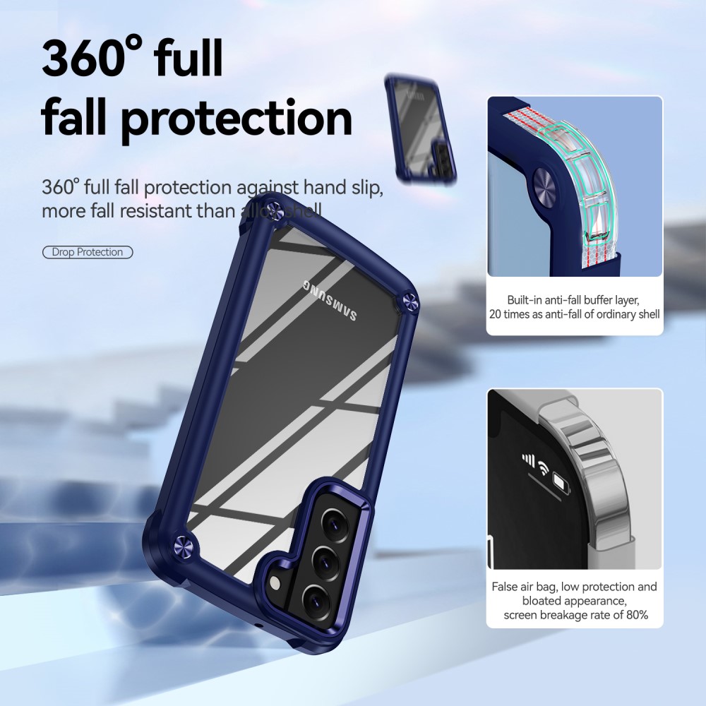  Samsung Galaxy S23 Skal Xtreme Shockproof Hybrid Blå