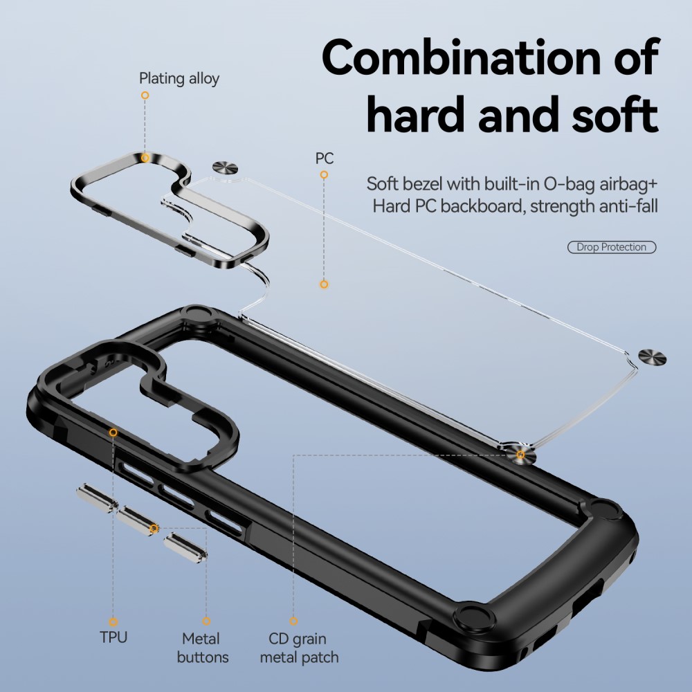  Samsung Galaxy S23 Skal Xtreme Shockproof Hybrid Svart