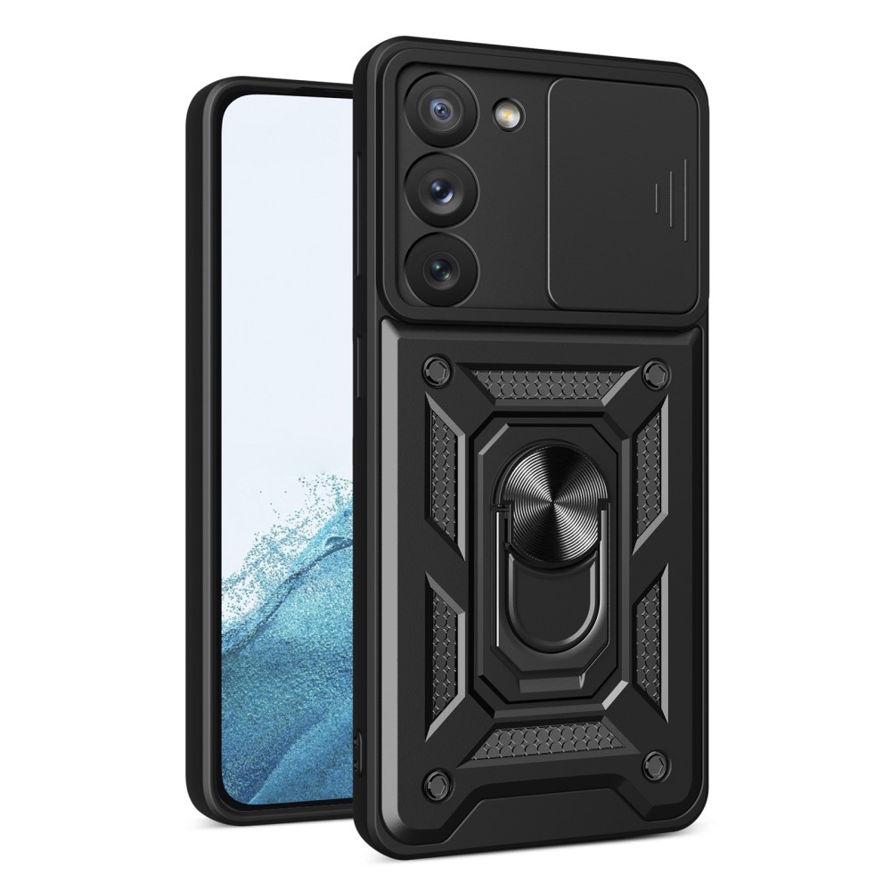  Samsung Galaxy S23 Skal CamShield Ring Hybrid Svart