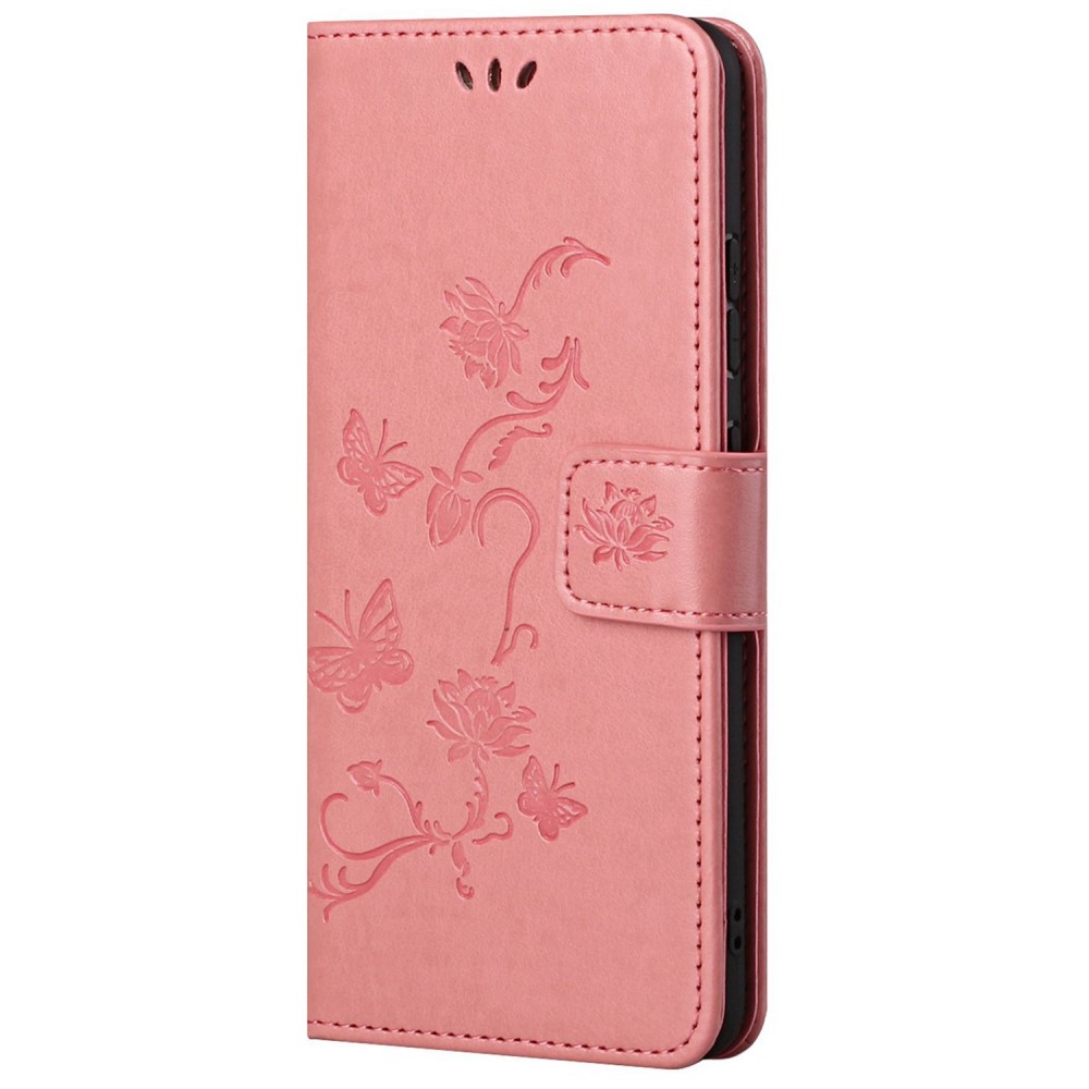  Samsung Galaxy S23 Fodral Med Tryck Rosa