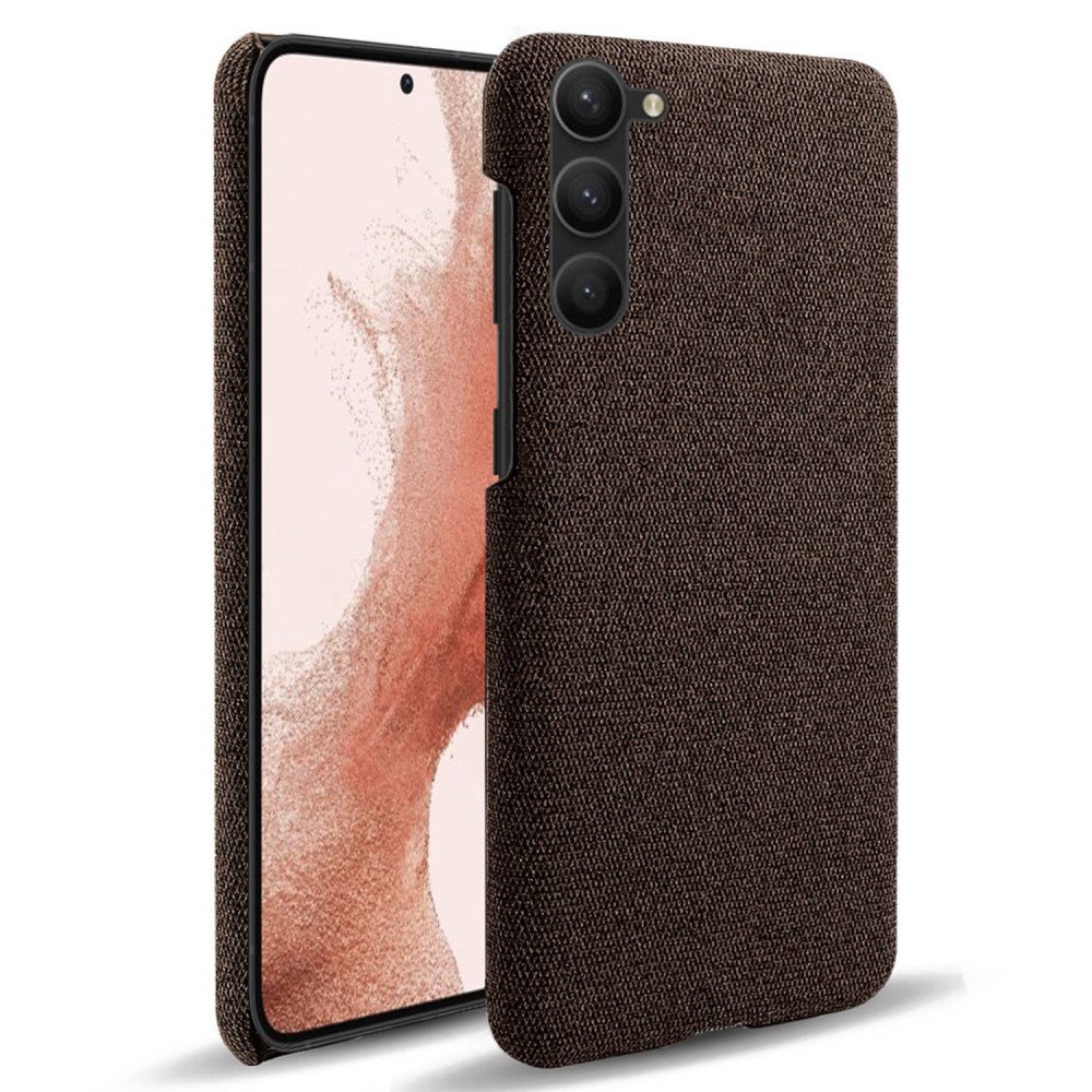 KSQ KSQ Samsung Galaxy S23 Skal Tygbelagt Brun