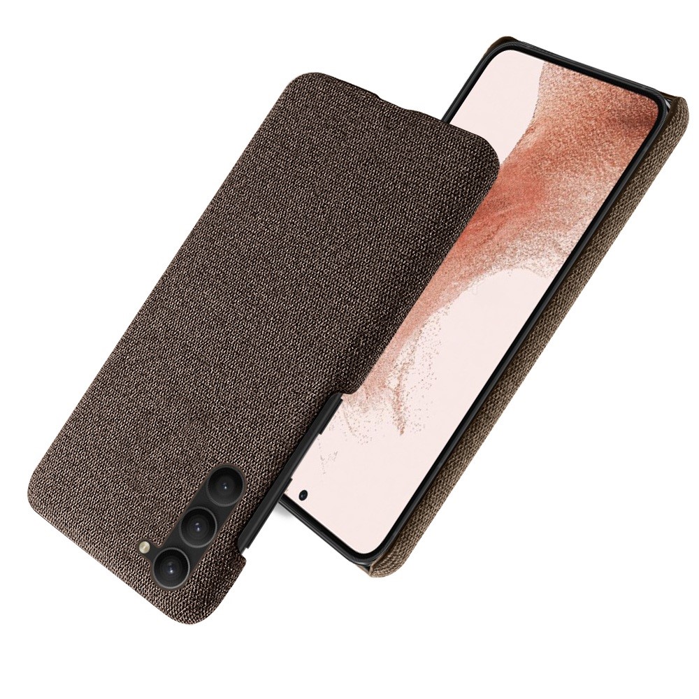 KSQ KSQ Samsung Galaxy S23 Skal Tygbelagt Brun