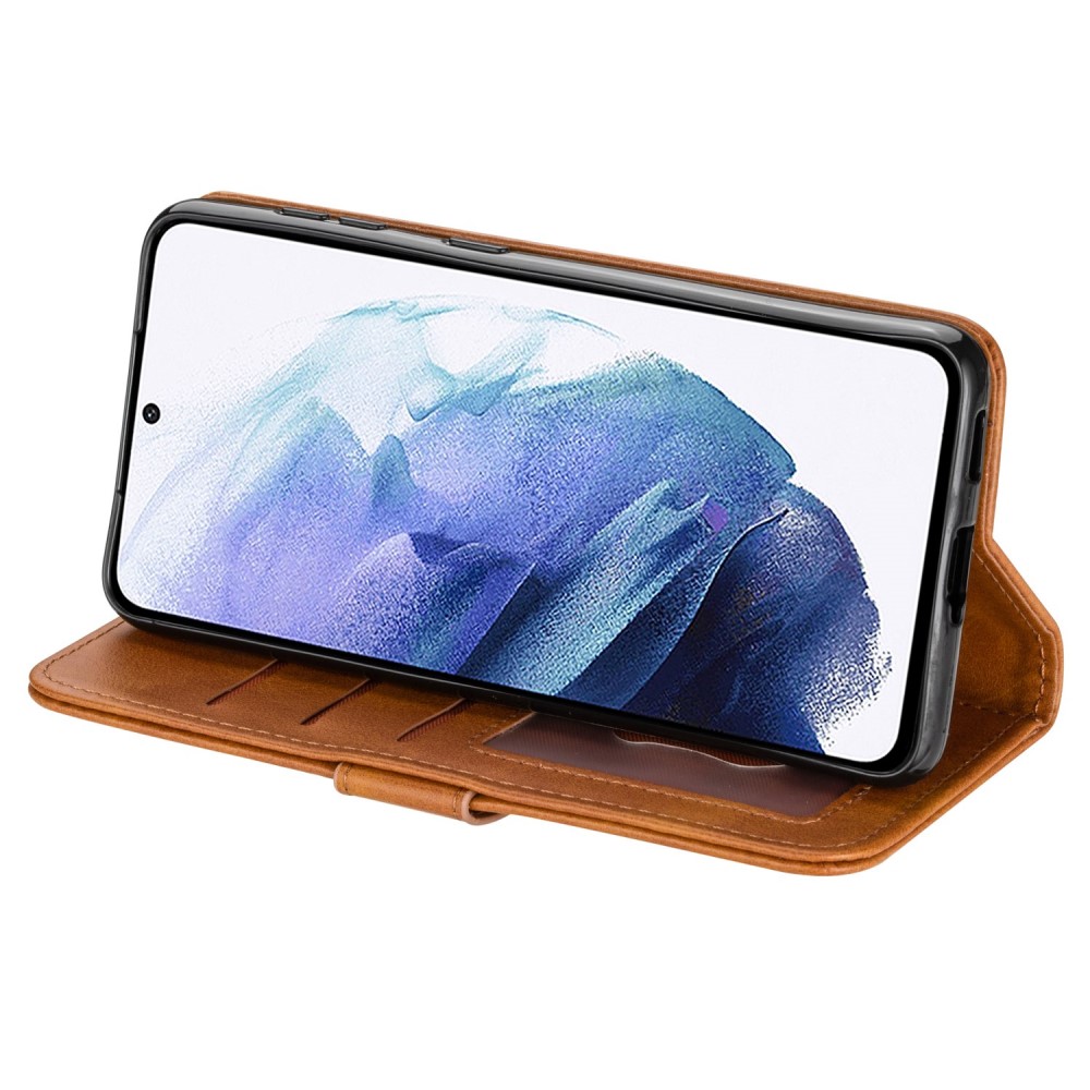  Samsung Galaxy S23 Fodral Multifunktionell Brun
