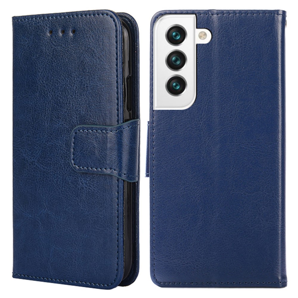  Samsung Galaxy S23 Fodral Läder Blå