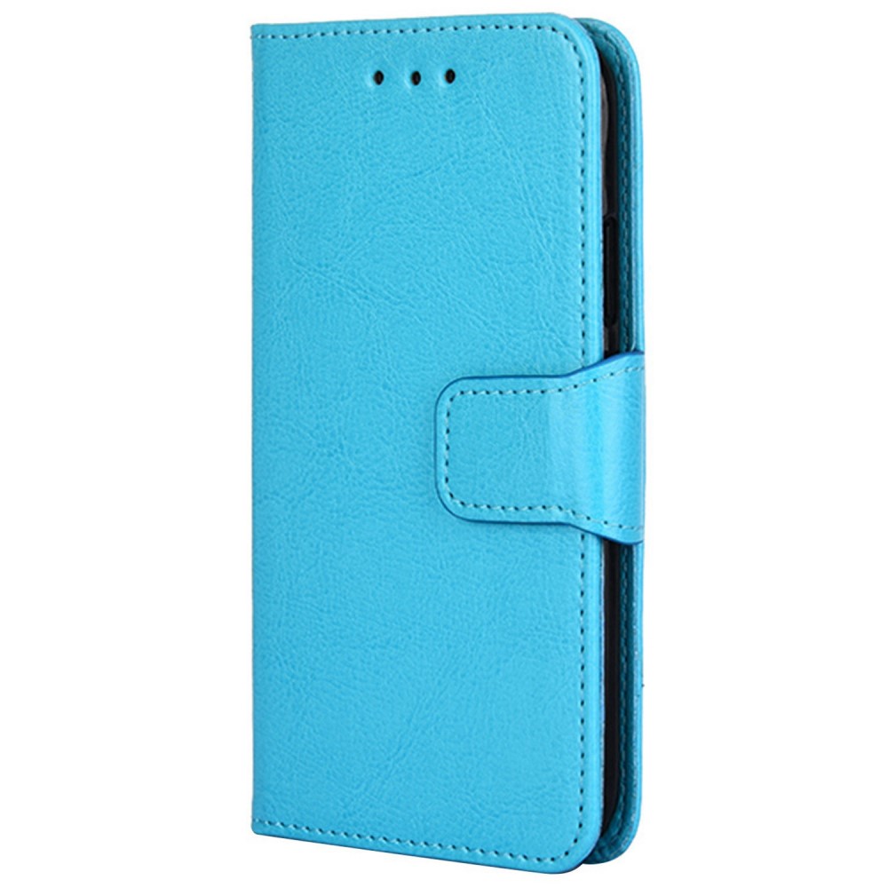  Samsung Galaxy S23 Fodral Läder Ljus Blå