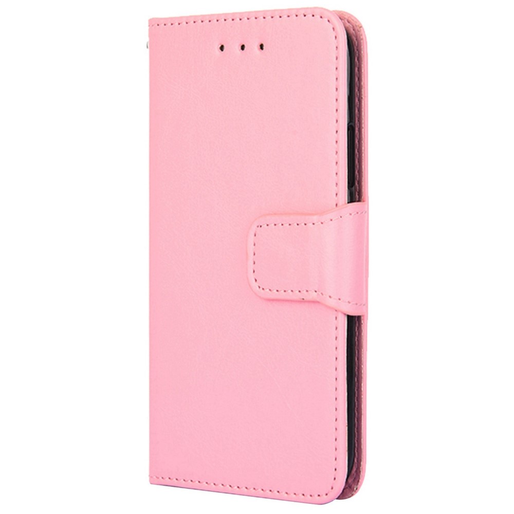  Samsung Galaxy S23 Fodral Läder Ljus Rosa