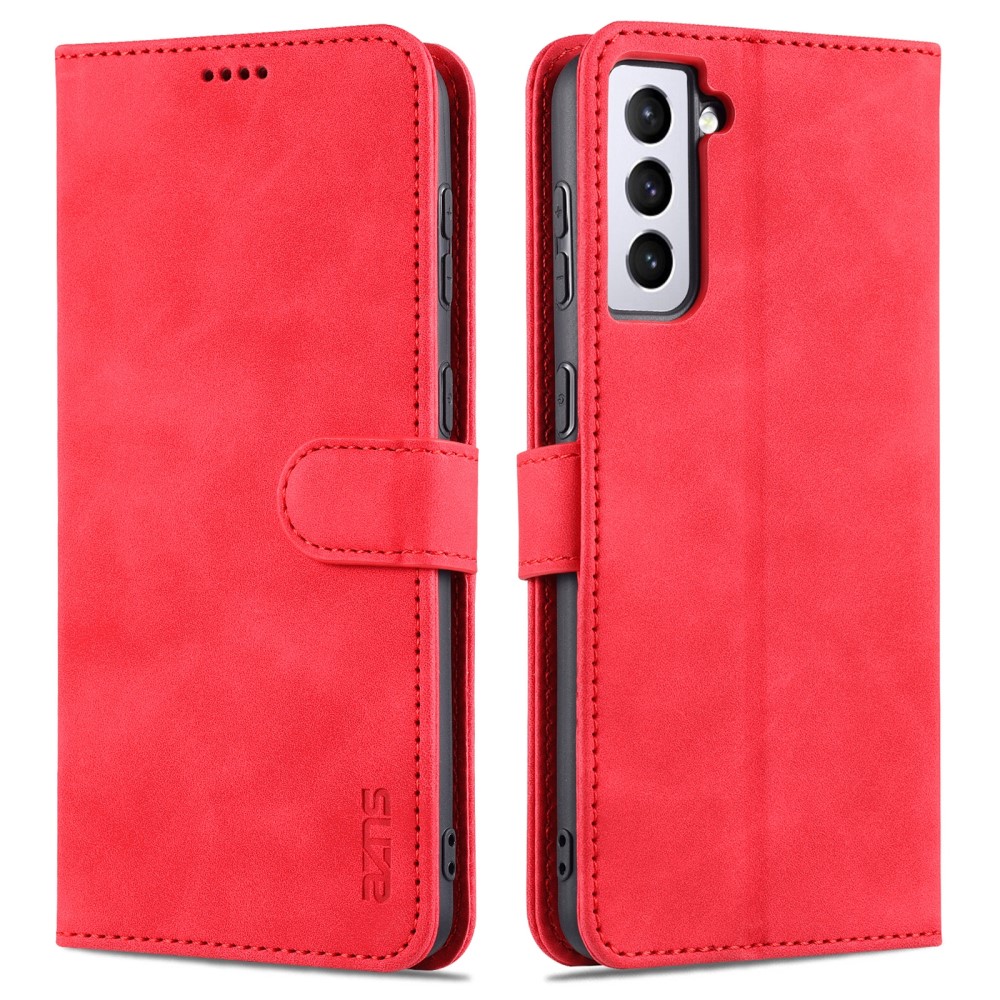 AZNS AZNS Samsung Galaxy S23 Fodral Läder Röd