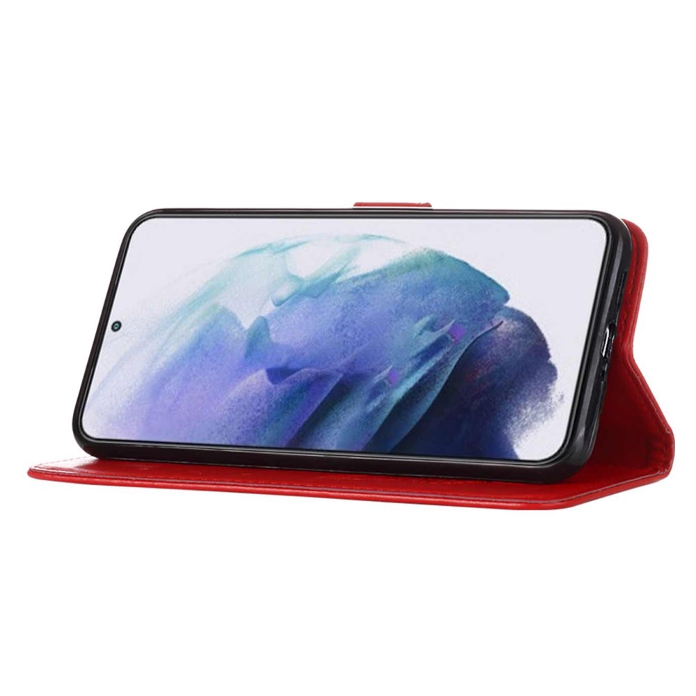  Samsung Galaxy S23 Plus Fodral Fjäril Röd