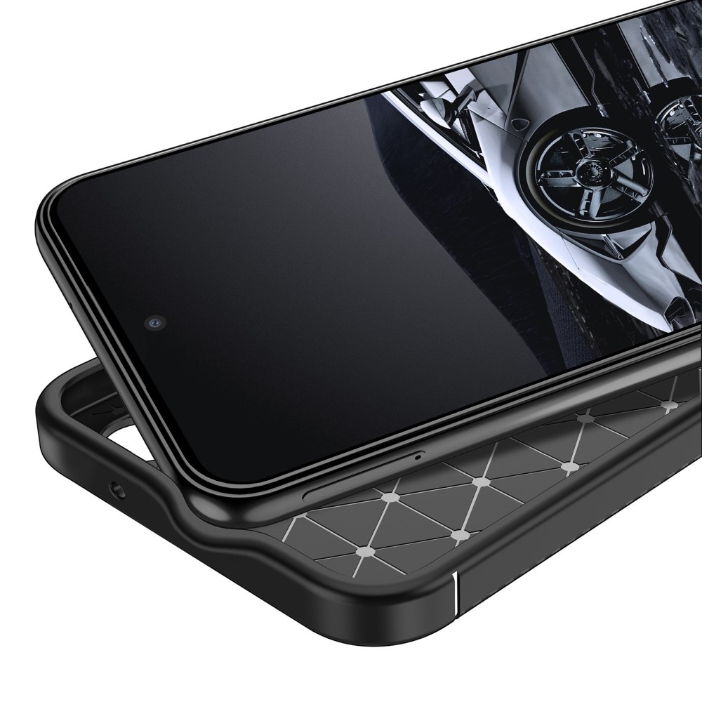  Samsung Galaxy S23 Plus Skal Kolfiber Textur Svart