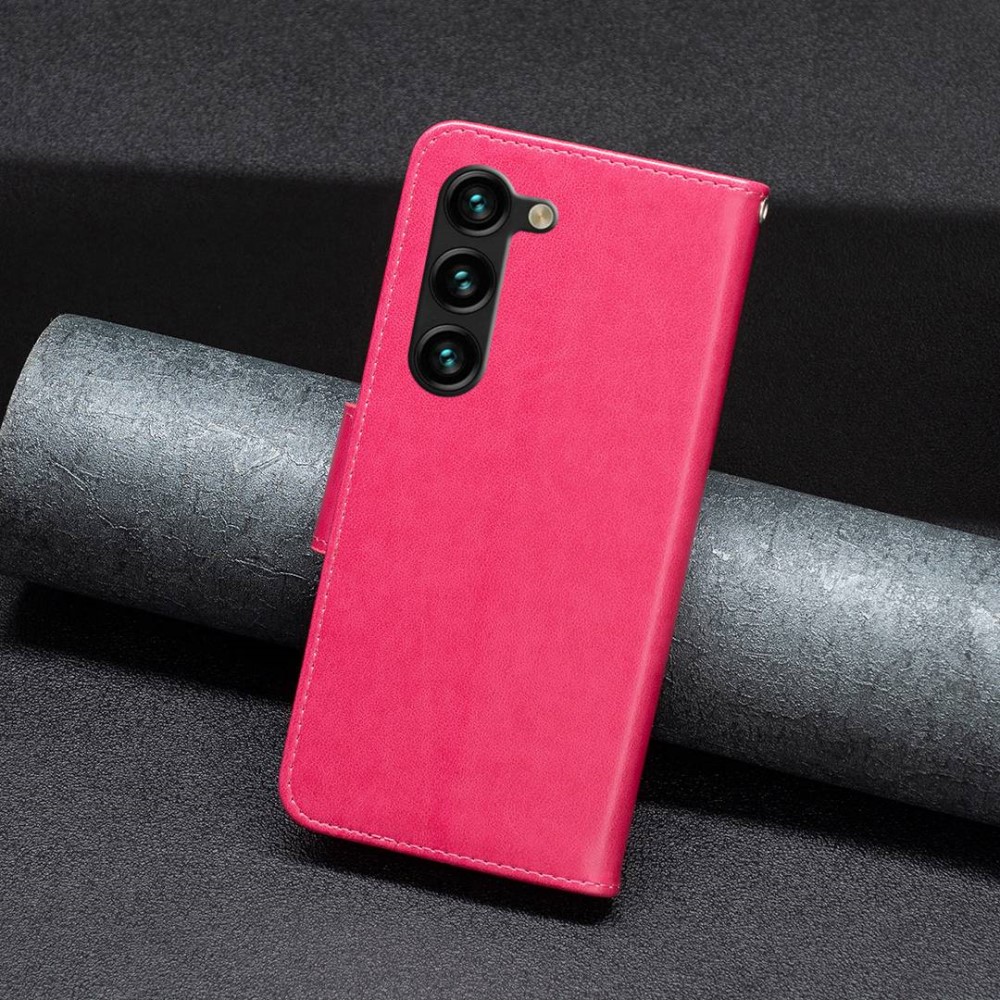  Samsung Galaxy S23 Plus Fodral Fjärilar Rosa