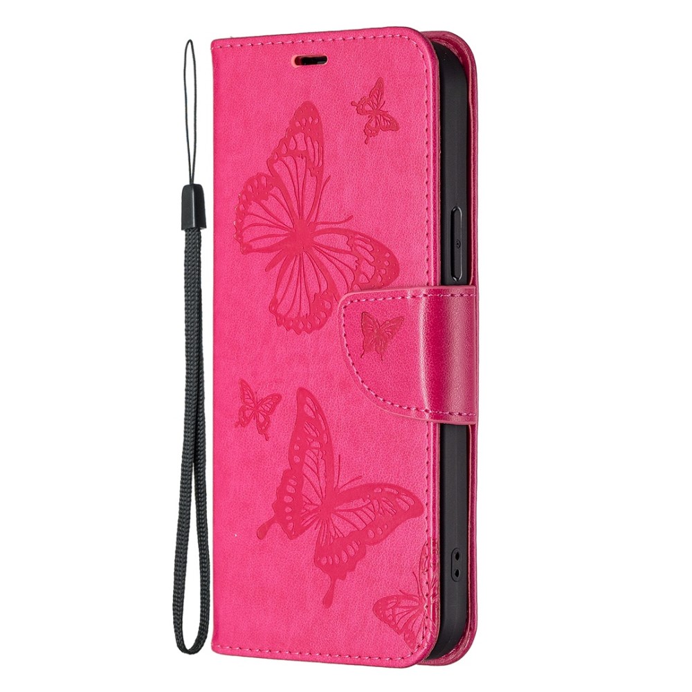  Samsung Galaxy S23 Plus Fodral Fjärilar Rosa