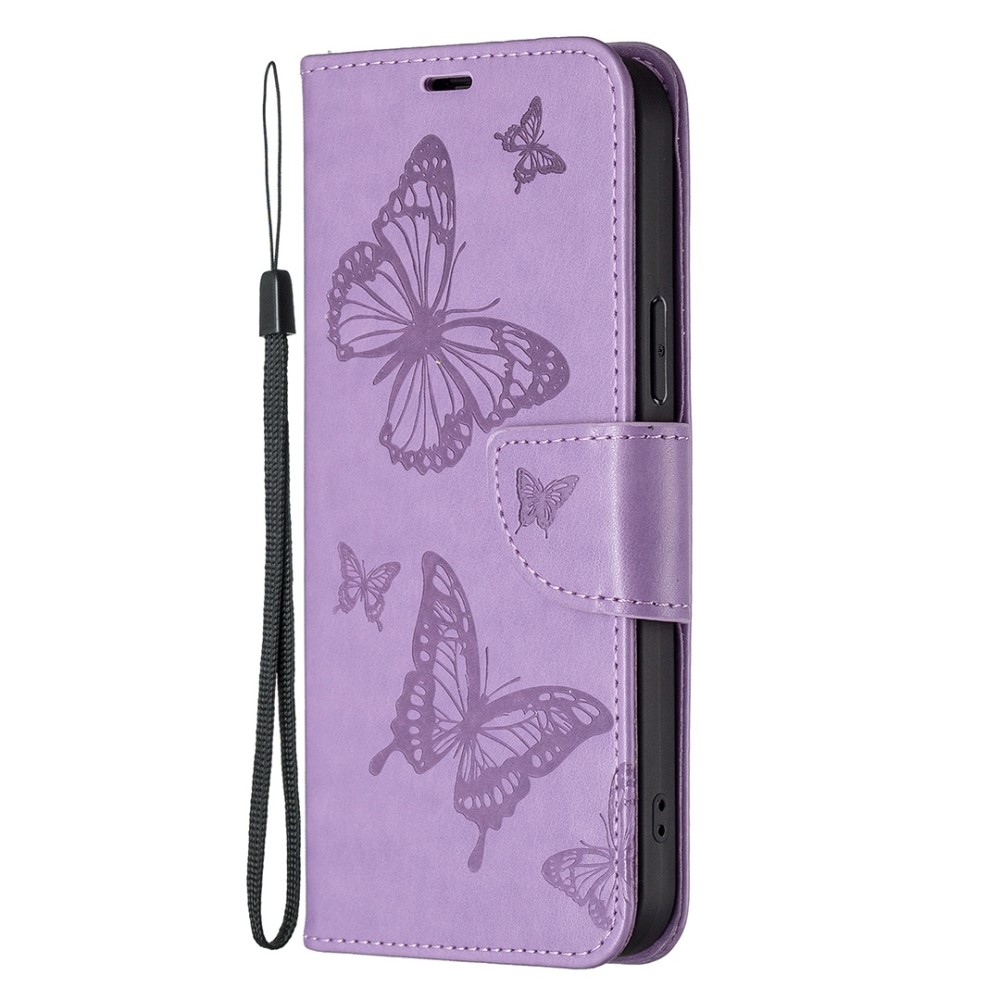  Samsung Galaxy S23 Plus Fodral Fjärilar Lila