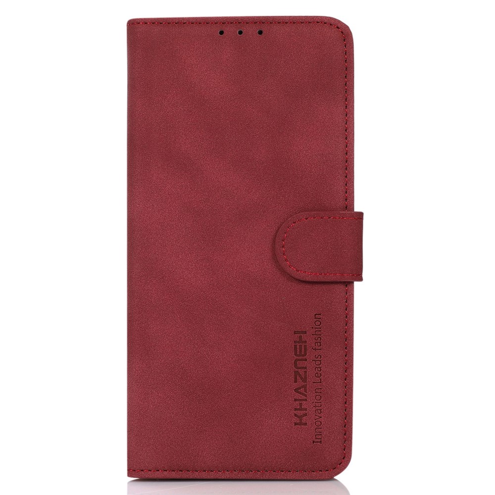 KHAZNEH KHAZNEH Samsung Galaxy S23 Plus Fodral Läder Röd