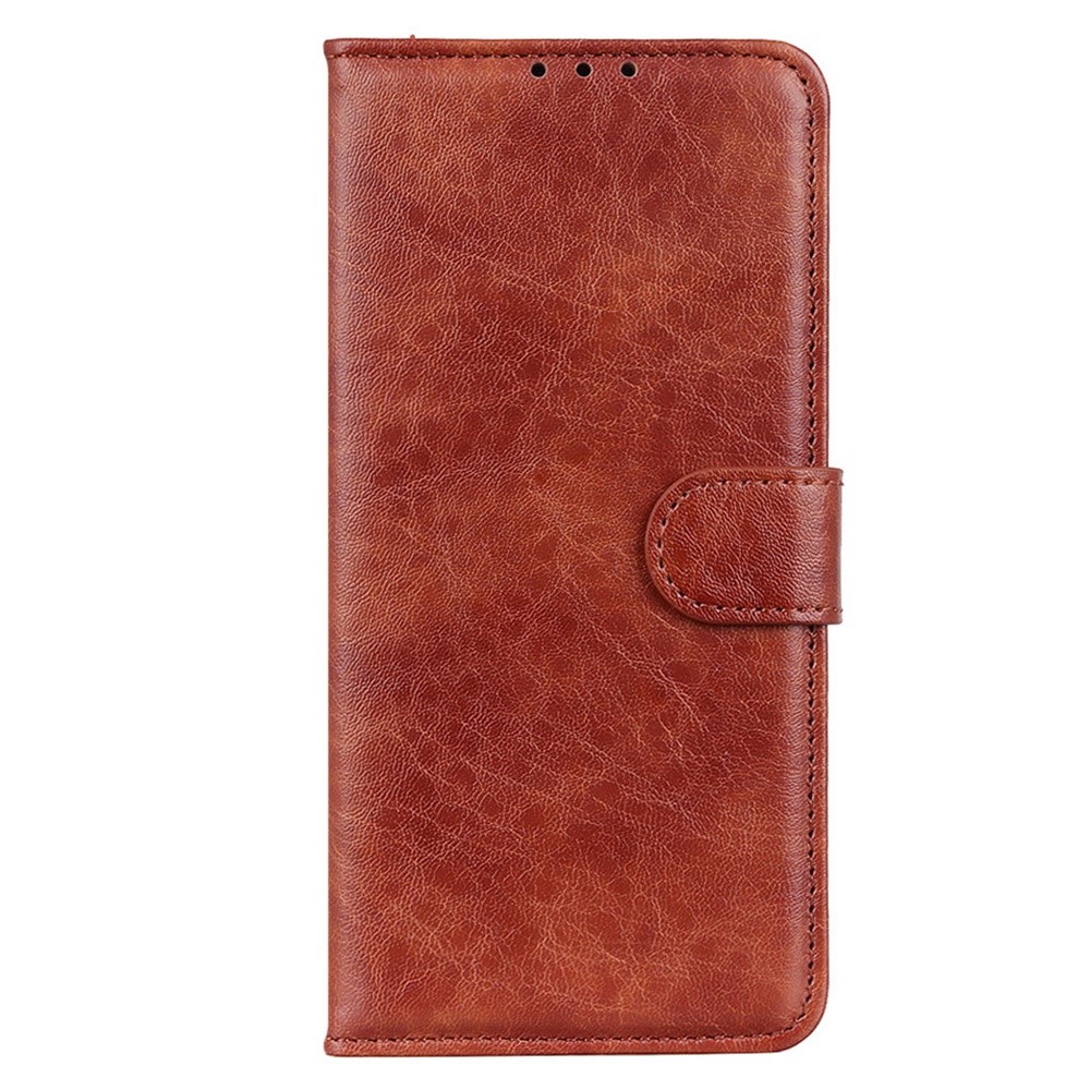 Samsung Galaxy S23 Plus Fodral Crazy Horse Läder Brun