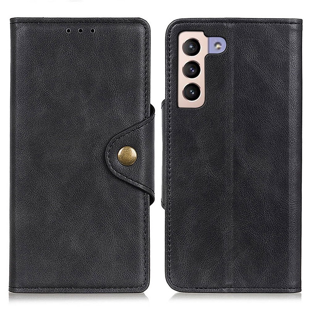  Samsung Galaxy S23 Plus Fodral Magnetisk Mässing Svart