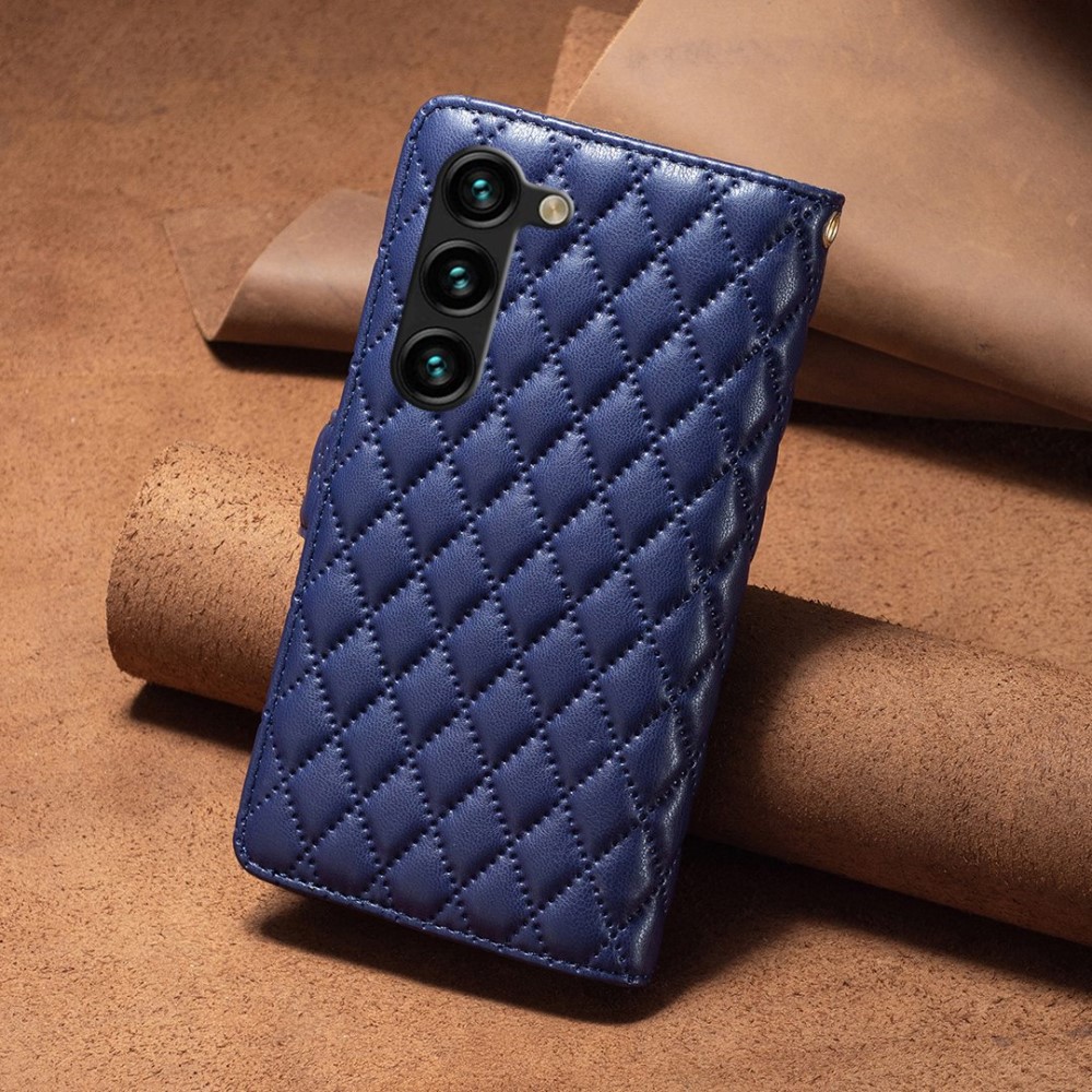 BINFEN BINFEN Samsung Galaxy S23 Plus Fodral Diamond Multifunktionell Blå