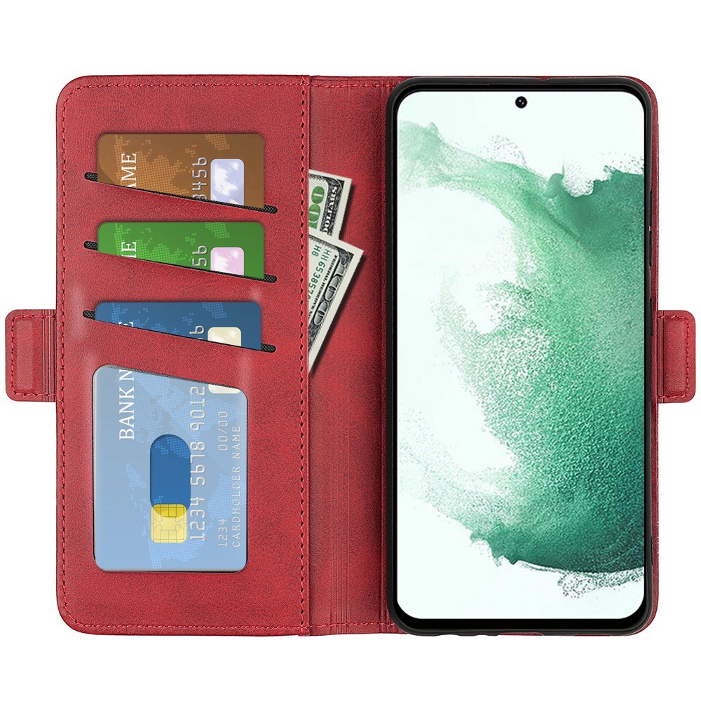  Samsung Galaxy S23 Plus Fodral Magnetisk Avstängning Röd
