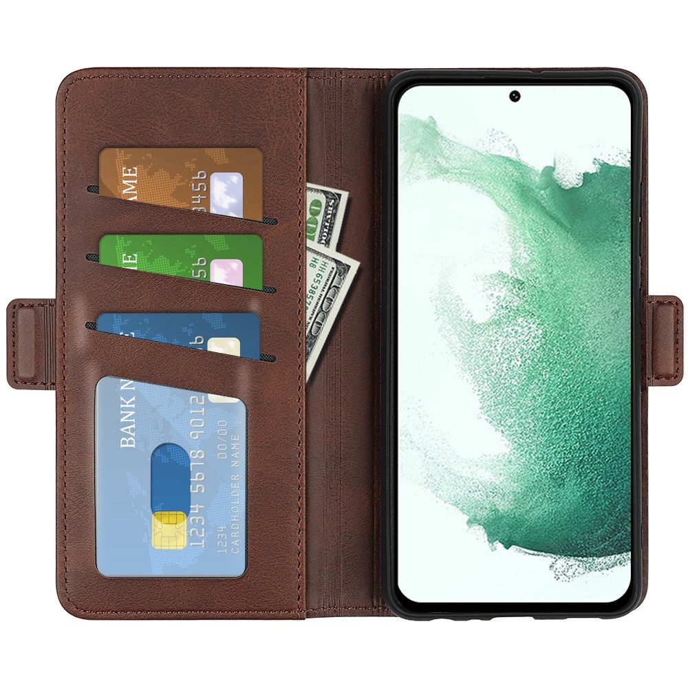  Samsung Galaxy S23 Plus Fodral Magnetisk Avstängning Brun