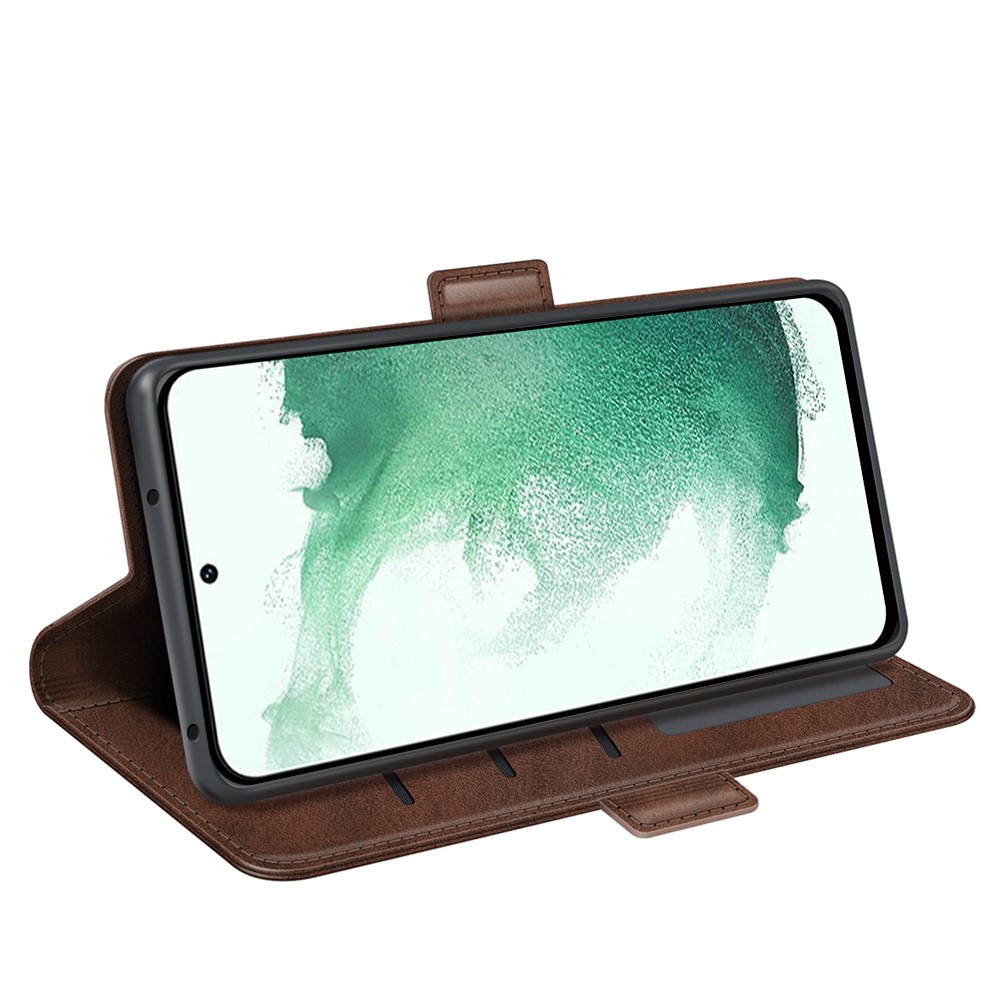  Samsung Galaxy S23 Plus Fodral Magnetisk Avstängning Brun