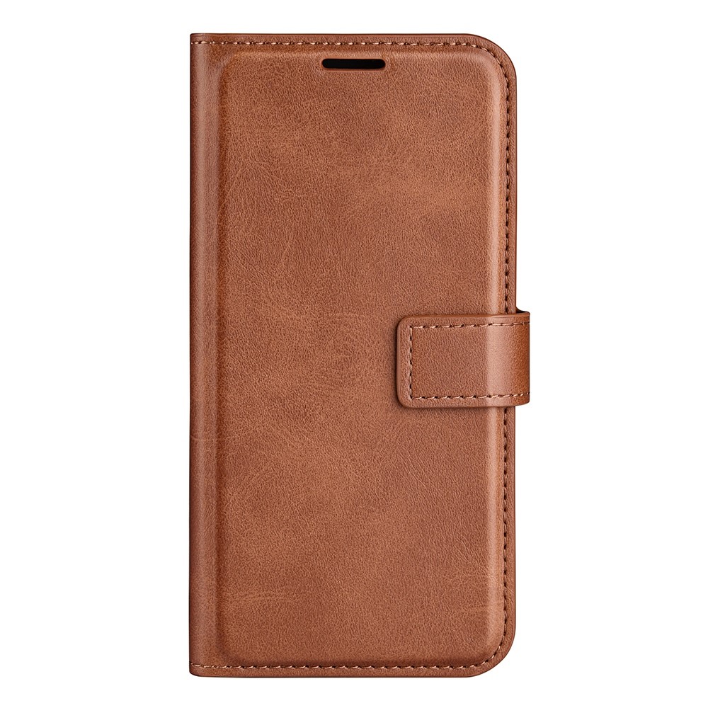  Samsung Galaxy S23 Plus Fodral Solid Läder Brun