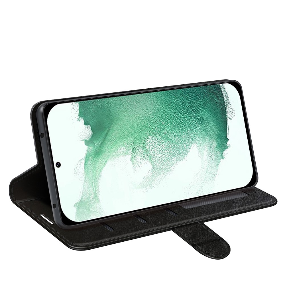  Samsung Galaxy S23 Plus Fodral Crazy Horse Svart
