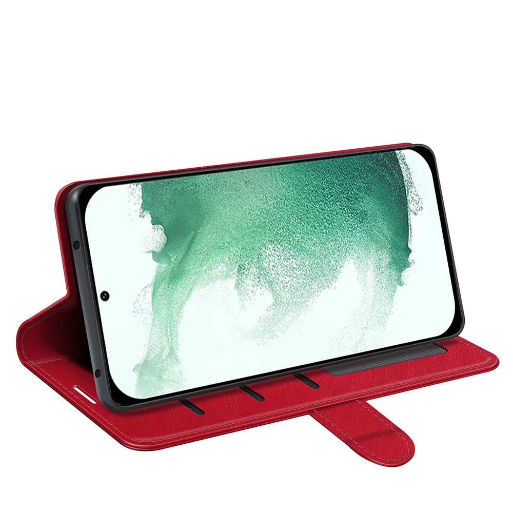  Samsung Galaxy S23 Plus Fodral Crazy Horse Röd