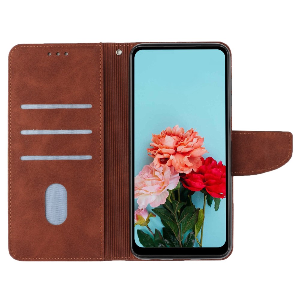  Samsung Galaxy S23 Plus Fodral Solid Läder Brun