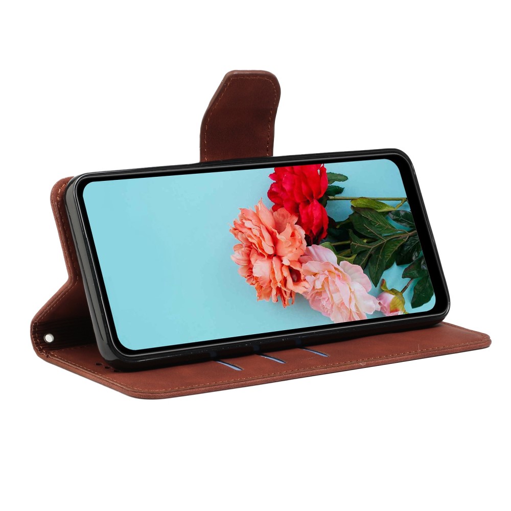  Samsung Galaxy S23 Plus Fodral Solid Läder Brun