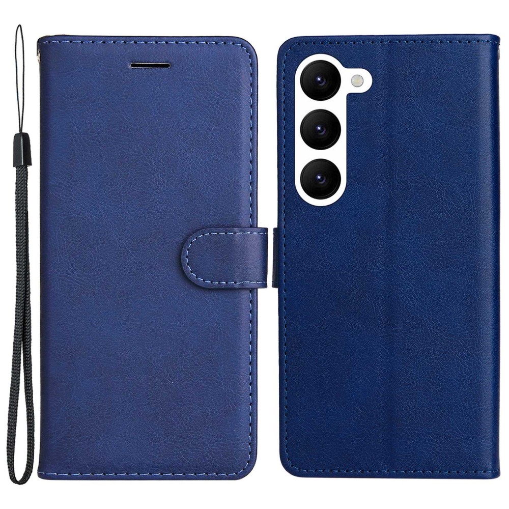  Samsung Galaxy S23 Plus Fodral Läder Blå