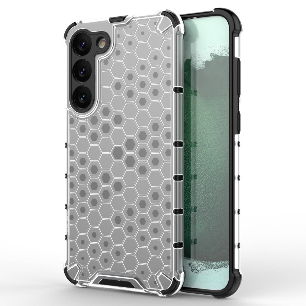  Samsung Galaxy S23 Plus Skal Honeycomb Hybrid Grå