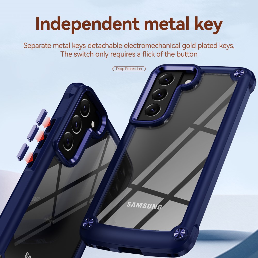  Samsung Galaxy S23 Plus Skal Shockproof Hybrid Blå