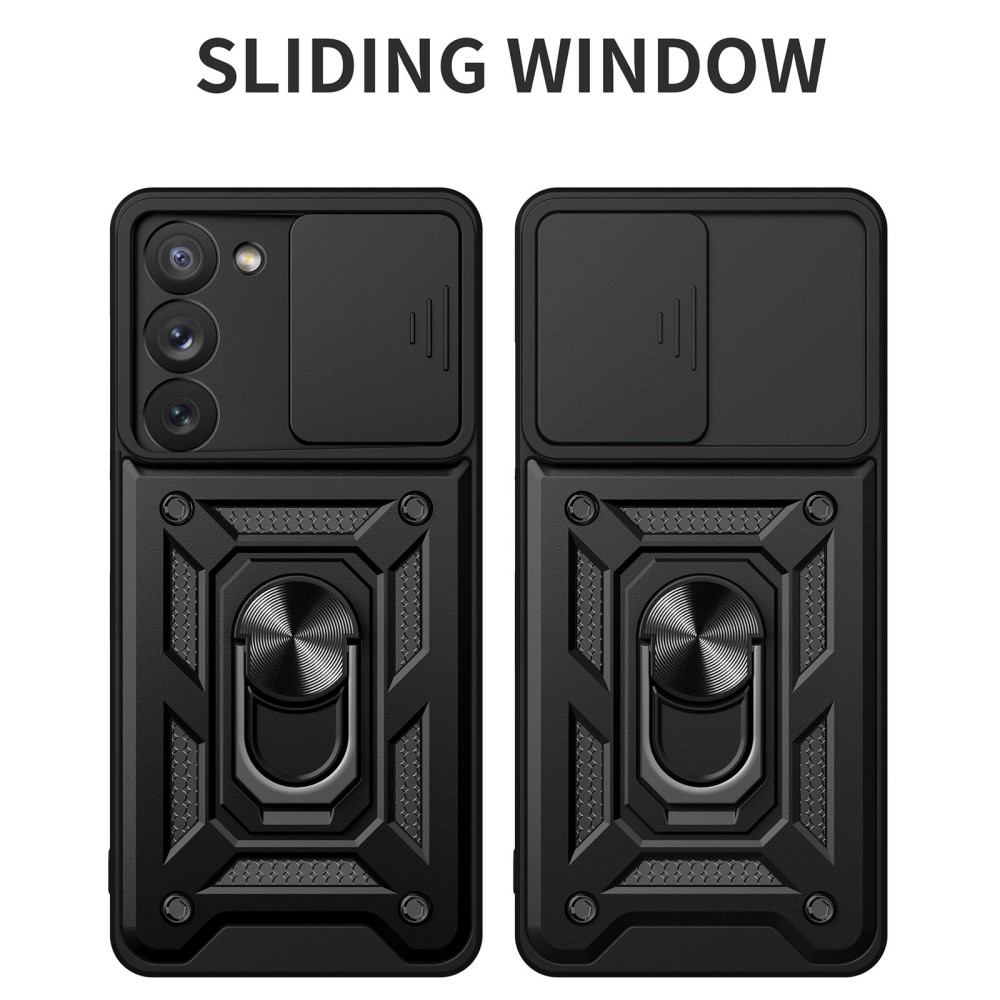  Samsung Galaxy S23 Plus Skal Ring CamShield Hybrid Roséguld