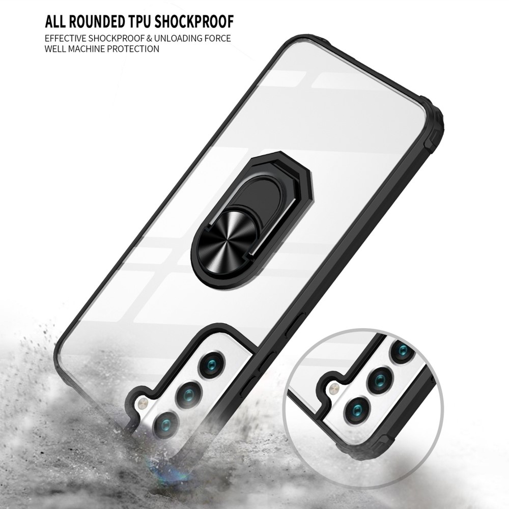  Samsung Galaxy S23 Plus Skal Ring Hybrid Röd