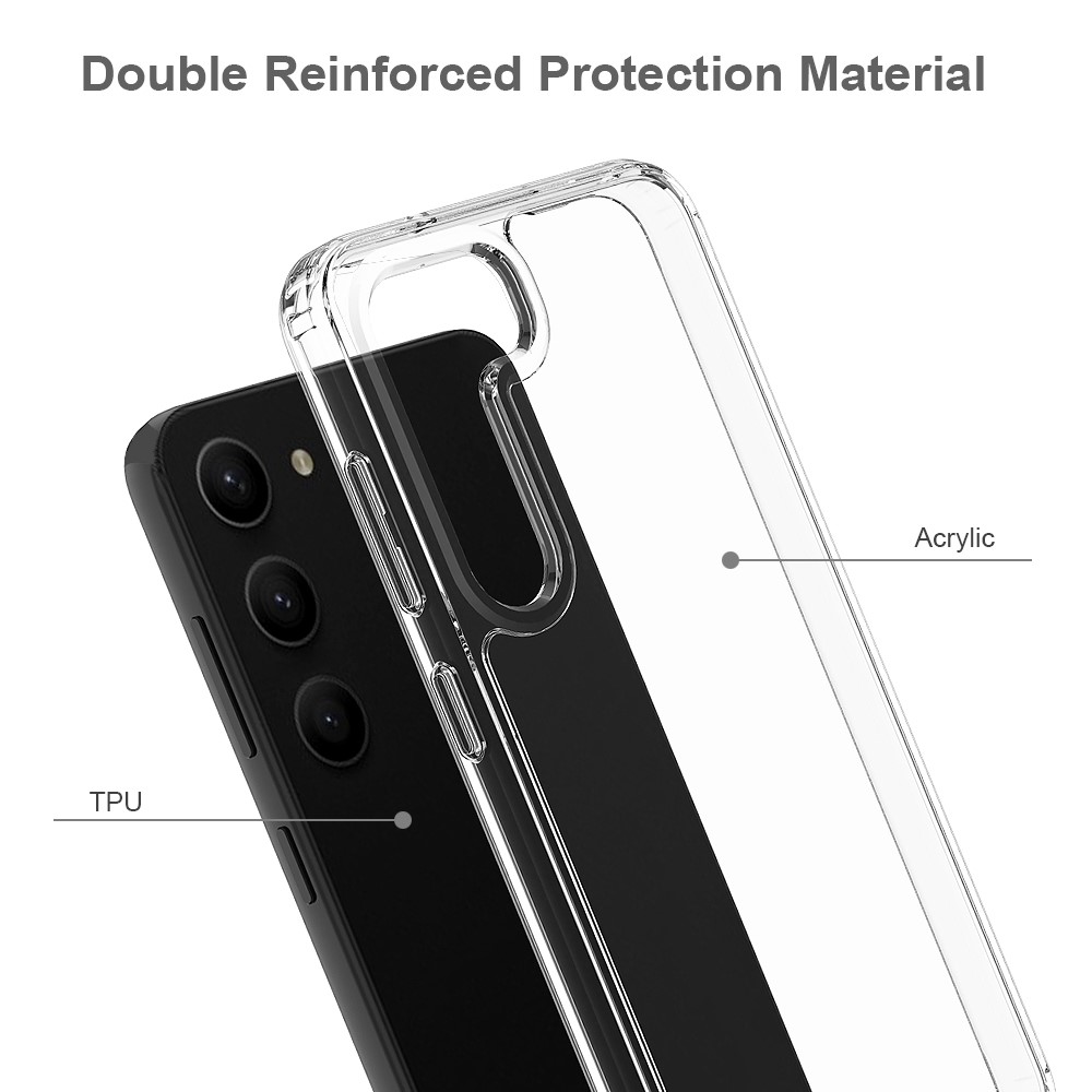  Samsung Galaxy S23 Plus Skal Akryl/TPU Transparent