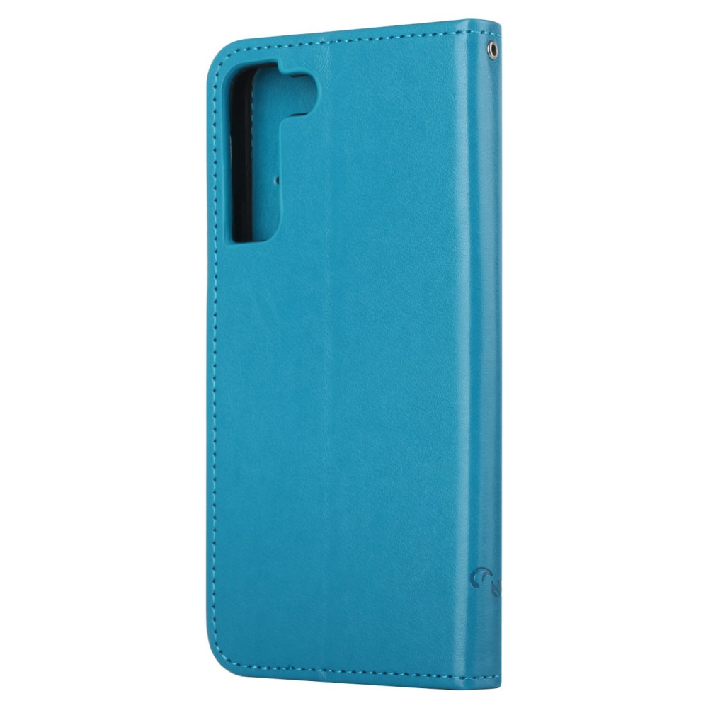  Samsung Galaxy S23 Plus Fodral Med Tryck Blå