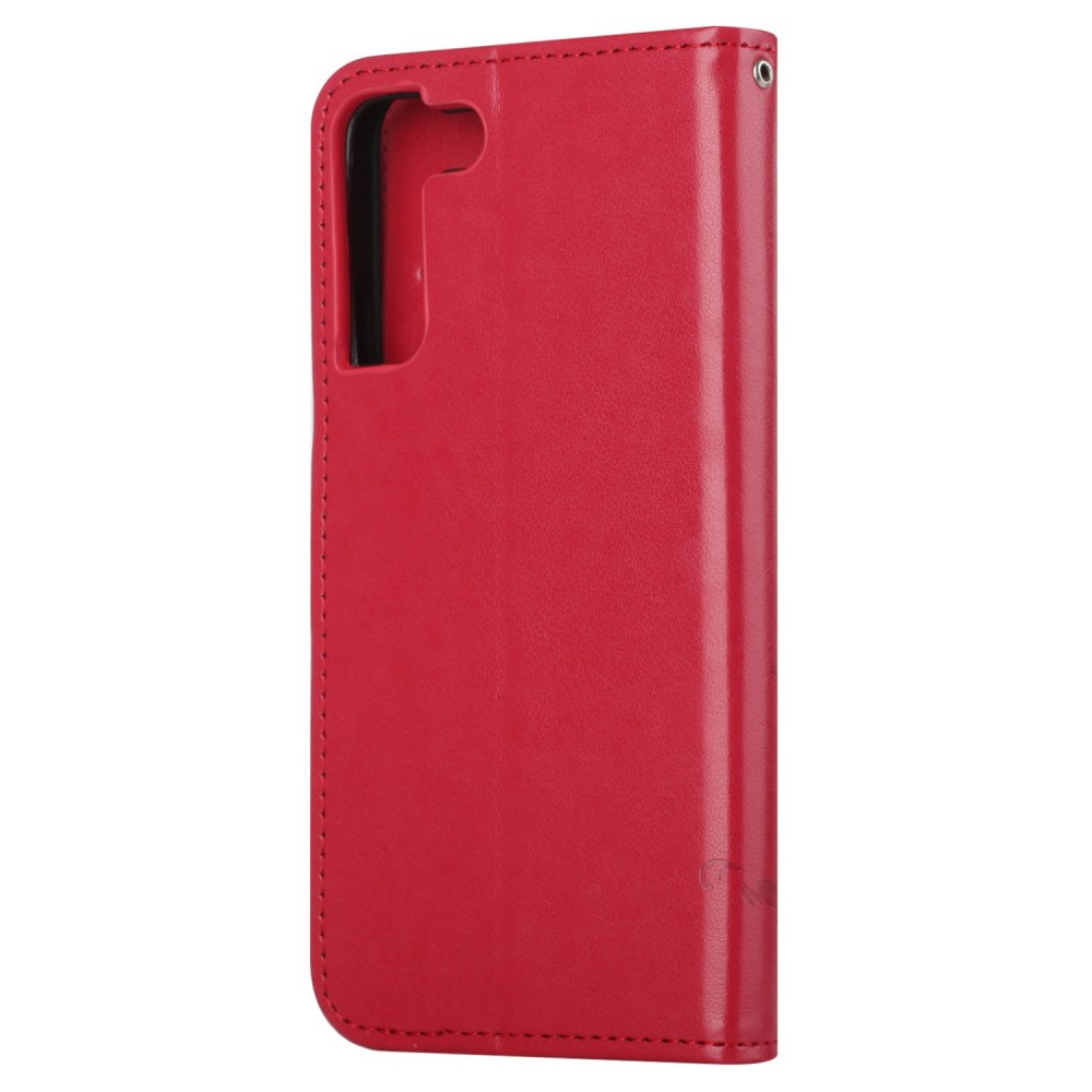  Samsung Galaxy S23 Plus Fodral Med Tryck Röd