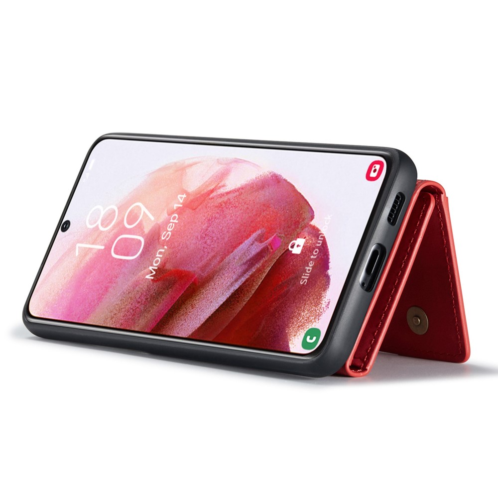 DG.MING DG.MING Galaxy S23 Plus Skal Med Magnetisk Plånbok Röd