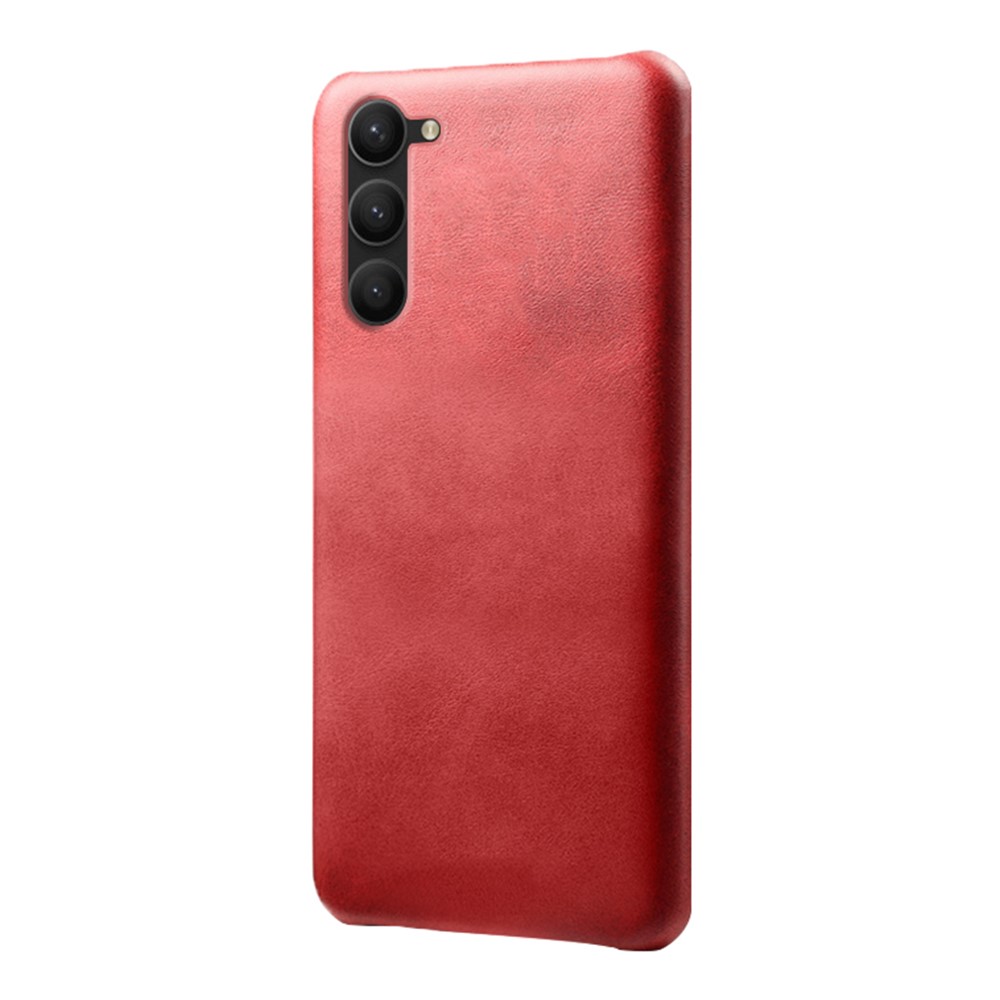 KSQ KSQ Samsung Galaxy S23 Plus Skal Läderbelagt Röd