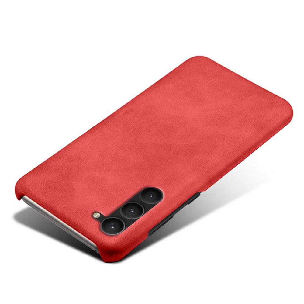 KSQ KSQ Samsung Galaxy S23 Plus Skal Läderbelagt Röd