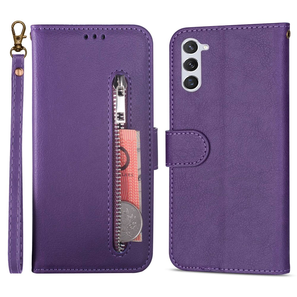  Samsung Galaxy S23 Plus Fodral Multifunktionell Lila
